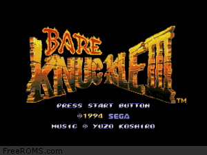 Bare Knuckle III (Beta) Screen Shot 1