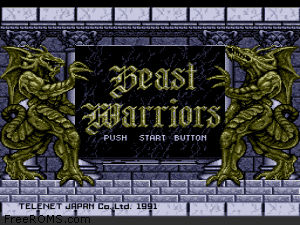 Beast Warriors (Japan) Screen Shot 1