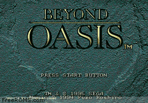 Beyond Oasis Screen Shot 1