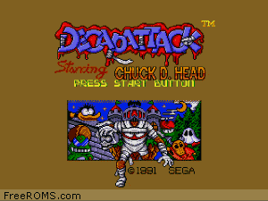 Decap Attack Screen Shot 1