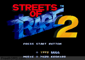 Streets of Rage 2 Screen Shot 1