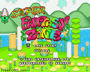 Super Fantasy Zone Screen Shot 1