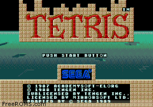 Tetris Screen Shot 1