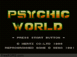 Psychic World Screen Shot 1