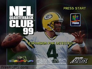 NFL Quarterback Club 99 Screen Shot 1