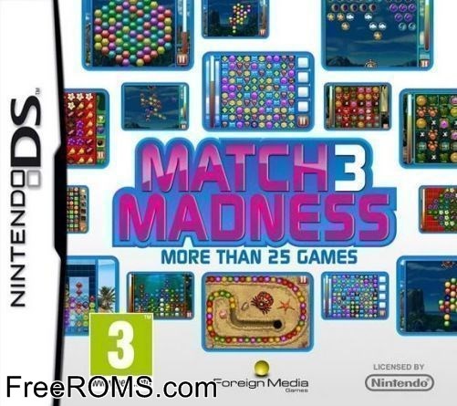 Match 3 Madness Europe Screen Shot 1