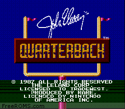 John Elway's Quarterback Screen Shot 1