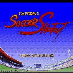 Capcom's Soccer Shootout Screen Shot 1