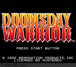 Doomsday Warrior Screen Shot 1