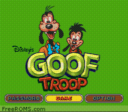 Goof Troop Screen Shot 1