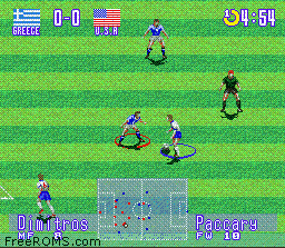 International Superstar Soccer Deluxe Screen Shot 2