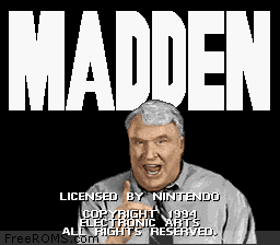 Madden NFL '95 Screen Shot 1