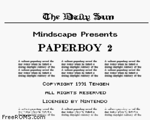 Paperboy 2 Screen Shot 1